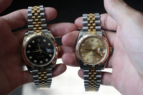 36mm vs 41mm datejust